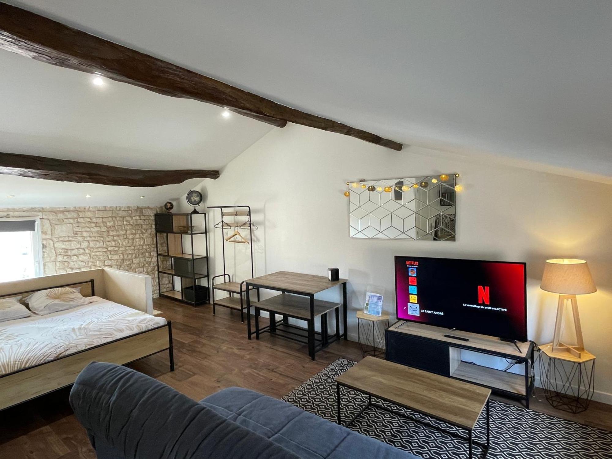 Chez Jean-Yves Et Zoe - Le Saint Andre - Au Calme, Tres Propre, Proche Parkings, Clim Apartment Niort Bagian luar foto