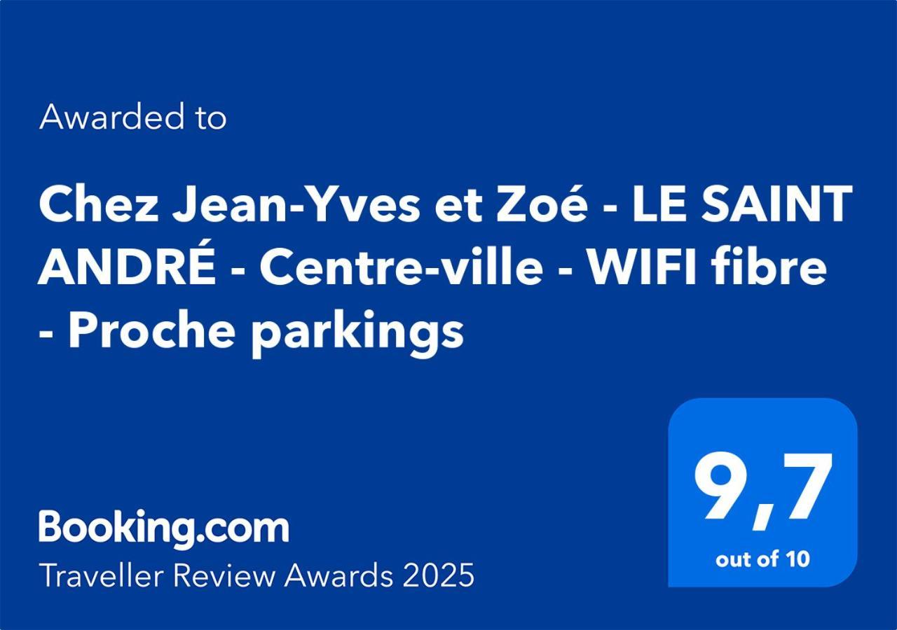 Chez Jean-Yves Et Zoe - Le Saint Andre - Au Calme, Tres Propre, Proche Parkings, Clim Apartment Niort Bagian luar foto